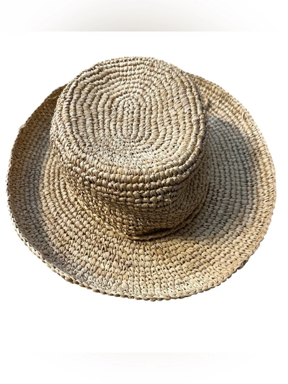 Scala Woven Straw Sun Hat with Bow